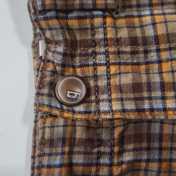 GYMBOREE Brown Orange Preppy Plaid Shorts - 3T - Picture 4 of 15
